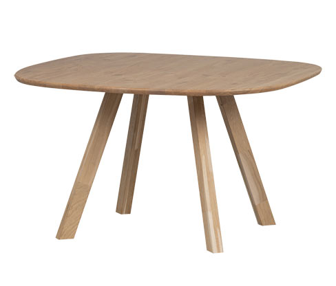 Tchibo - Woood Tisch »Tablo« - 130x130x75cm - braun - Eichenholz