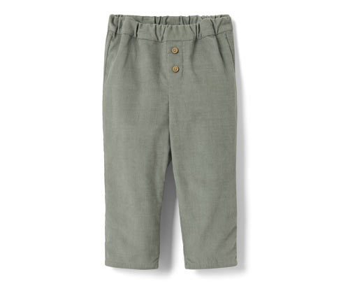 Tchibo - Kinder-Cord-Schlupfhose - Baby - Gr. 74/80 - khaki