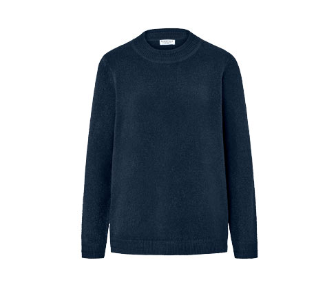 Tchibo - Strickpullover in Boucléoptik - Damen - Gr. S - dunkelblau