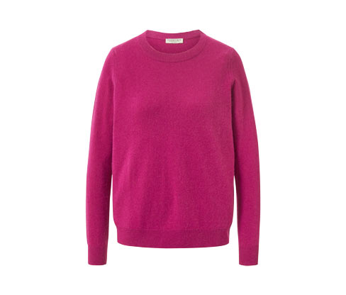 Tchibo - Feinstrickpullover mit Cashmere - Damen - Gr. S - rot