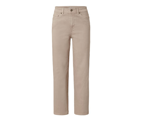 Tchibo - Jeans mit weitem Bein - Damen - Gr. 38 - beige