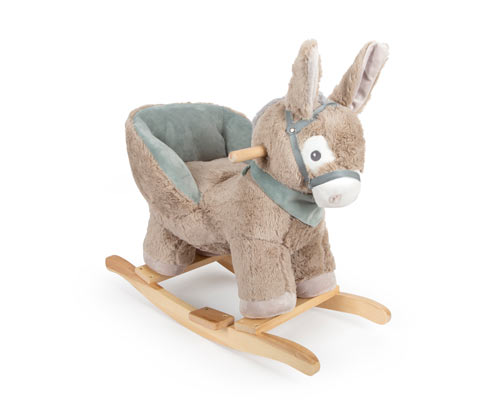 small foot Schaukeltier Esel mit Sitz - mehrfarbig