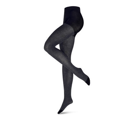 Tchibo - Struktur-Strumpfhose - Damen - Gr. L - dunkelgrau