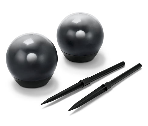 Tchibo - 2 LED-Kugelleuchten - schwarz