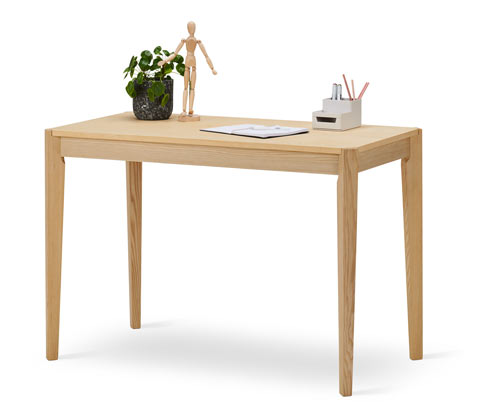 Tchibo - Schreibtisch aus Eschenholz - 112x57x76cm - braun - Holz / Eschenholzfurnier