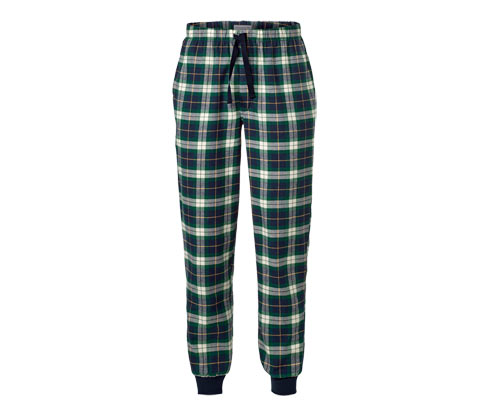 Tchibo - Flanell-Relaxhose - Herren - Gr. M - mehrfarbig/kariert