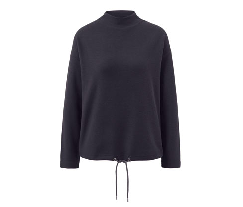 Tchibo - Sweatshirt mit Stehkragen - Damen - Gr. M - dunkelblau