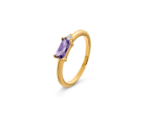 Tchibo - 925 Silber Ring - Damen - Gr. 18 - weiß