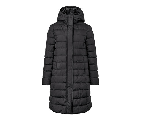 Tchibo - Steppmantel mit Kapuze - Damen - Gr. 38 - schwarz