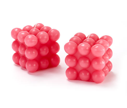 Tchibo 2 Bubble-Kerzen - Pink