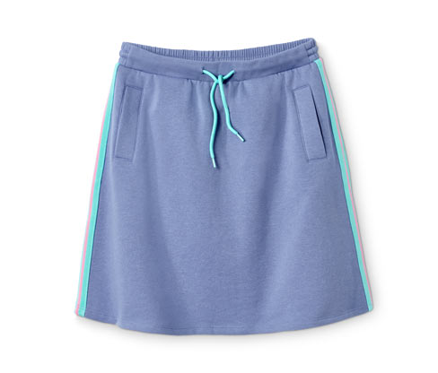 Tchibo - Sweatrock mit recyceltem Polyester - Mädchen - Gr. 146/152 - blau