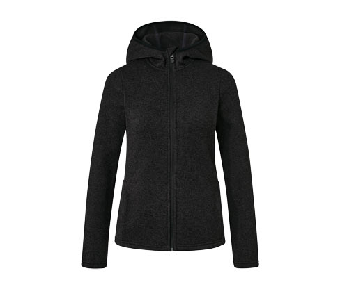 Tchibo - Strickfleece-Jacke - Damen - Gr. S - anthrazit