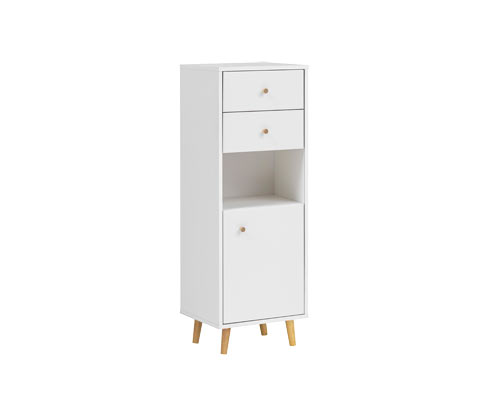 Thumbnail - Tchibo - Highboard »Bjarne« - 40,5x33x113,5cm - braun - Holz / Metall