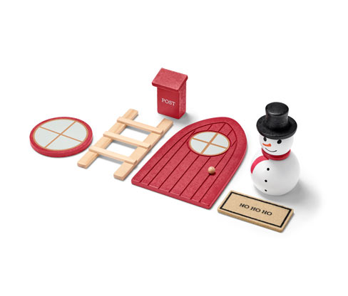 Tchibo - Wichteltür-Set - dunkelrot
