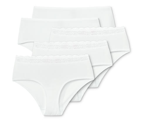 Tchibo - 5 Pantys - Damen - Gr. XXL - weiß
