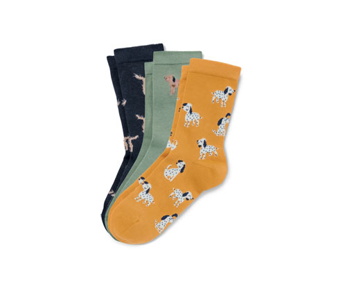 Tchibo - 3D-Kinder-Socken mit Flausch-Garn - Herren - Gr. 31-34 - dunkelblau/jacquard
