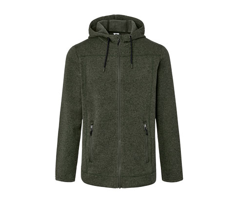 Tchibo - Strickfleece-Jacke - Herren - Gr. M - khaki