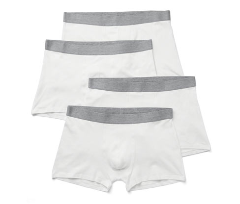 Tchibo - 4 Slipboxer - Herren - Gr. Xxl/8 - weiß