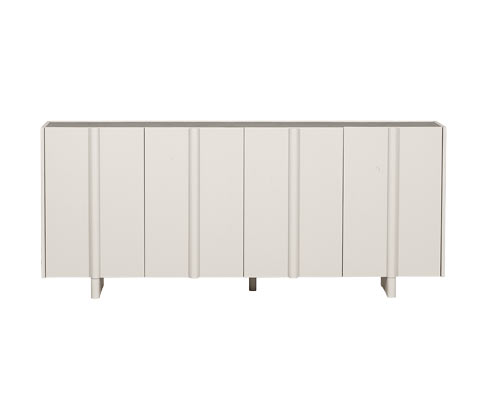 Tchibo - Woood Sideboard »Basu« kiefer dust - 200x46x85cm - weiß - Holz