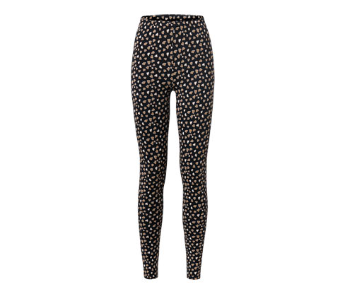 Tchibo - Leggings mit Alloverprint - Damen - Gr. S - creme/print
