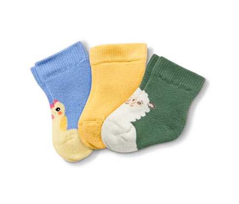 Tchibo - 3 Paar Frottier-Babysocken - Herren - Gr. 16-18 - blau