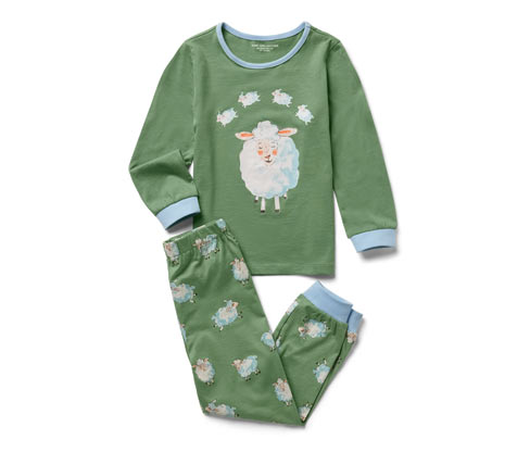 Tchibo - Kinder-Pyjama - Jungen - Gr. 98/104 - blau/print