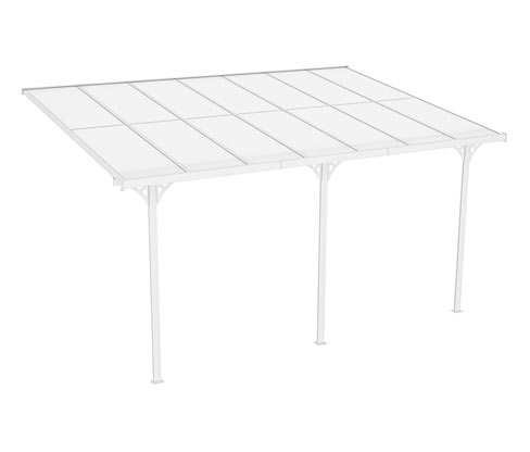 Thumbnail - Tchibo - Terrassenüberdachung - 435x300x270cm - weiß - Aluminium