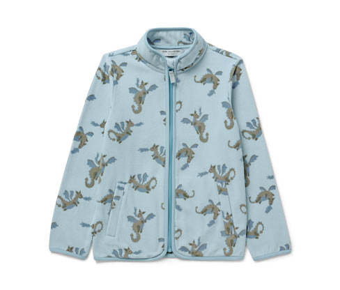 Tchibo - Kinder-Fleecejacke - Herren - Gr. 122/128 - hellblau