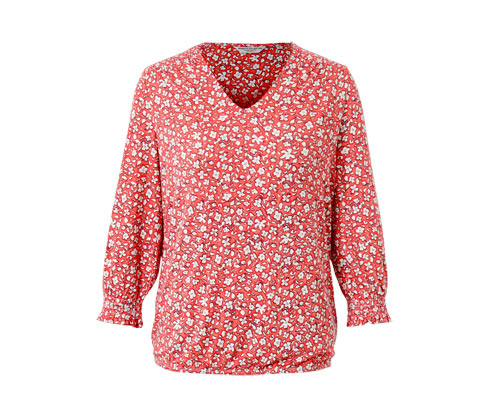 Tchibo - Bedrucktes Blusenshirt - Damen - Gr. S - creme/print