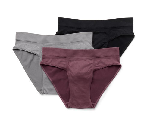 Tchibo - 3 Seamless-Slips - Herren - Gr. M/5 - schwarz