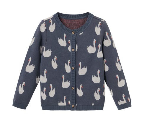 Tchibo - Kinder-Strickjacke - Herren - Gr. 110/116 - lila