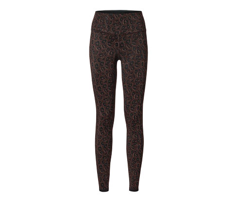Tchibo - Wende-Sporttight - Damen - Gr. L - schwarz/print