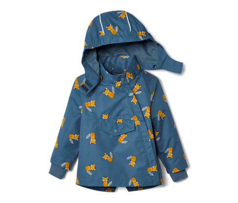 Tchibo - Kinder-Regenjacke - Herren - Gr. 122/128 - blau/print