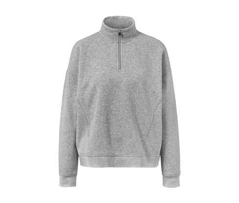 Tchibo - Loungewear-Sweater - Damen - Gr. M - grau