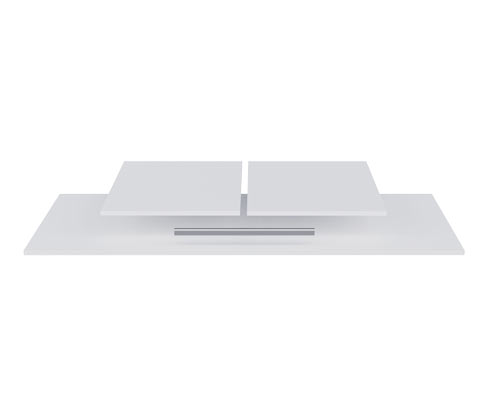 Thumbnail - Tchibo - Woood Streifentürschrank »Connect« - 55x3x121cm - weiß -
