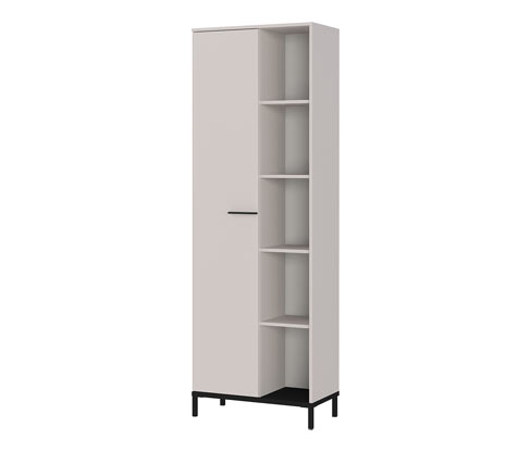 Tchibo - Aktenschrank »Rovigo« - 64x34x190cm - schwarz - Holz / Metall