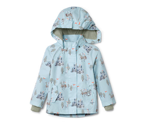 Tchibo - Kinder-Regenjacke - Baby - Gr. 74/80 - hellblau