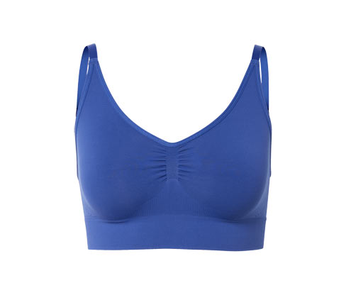 Tchibo - Seamless-Sport-Bustier - Damen - Gr. L - blau