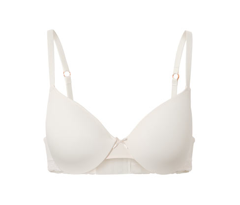 Tchibo - T-Shirt-BH - Damen - Gr. 80A - creme