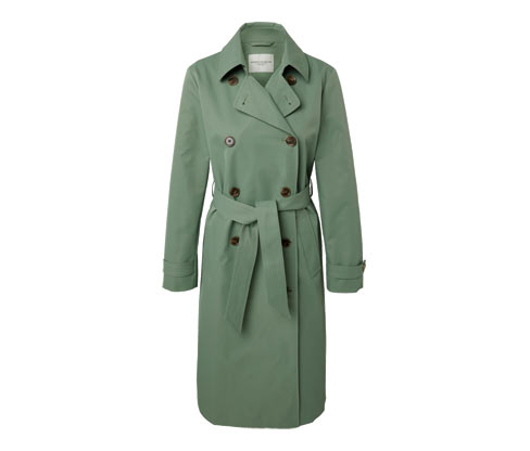 Tchibo - Trenchcoat - Damen - Gr. 34 - hellgrün