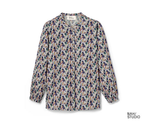 Nah/Studio Print-Bluse - Bio-Baumwolle - Gr. 36