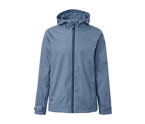 Tchibo - Unisex-Regenjacke - Herren - Gr. S - graublau
