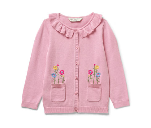Tchibo - Baby-Strickjacke - Mädchen - Gr. 98/104 - rosa