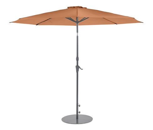 Leco Sonnenschirm* - 153x13,5x13,5cm - anthrazit - Aluminium / Stahl / Fiberglas