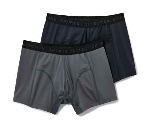 Tchibo - 2 Sport-Slipboxer - Herren - Gr. Xl/7 - schwarz