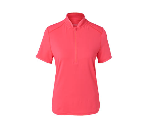 Tchibo - Kurzarm-Rad-Shirt - Damen - Gr. XS - pink
