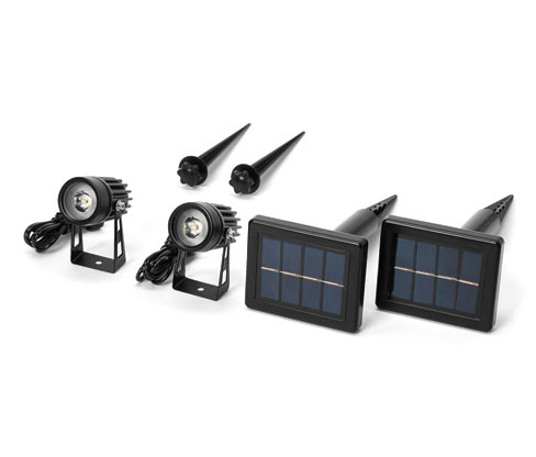Tchibo - 2 Solar-Spots - schwarz