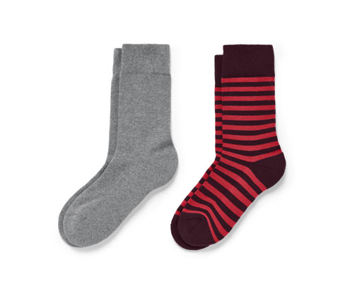 Tchibo - 2 Paar Sportsocken - Damen - Gr. 39-42 - bordeaux