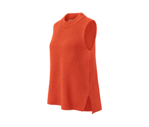 Tchibo - Strick-Pullunder - Damen - Gr. M - orange