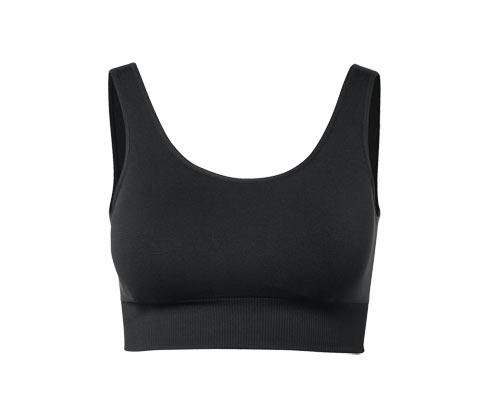 Tchibo - Seamless-Sport-Bustier - Damen - Gr. L - schwarz